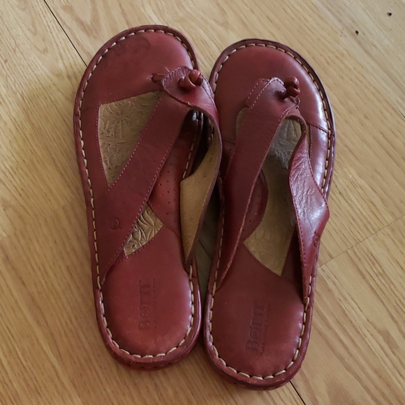 Born Shoes - Red Born Sandals